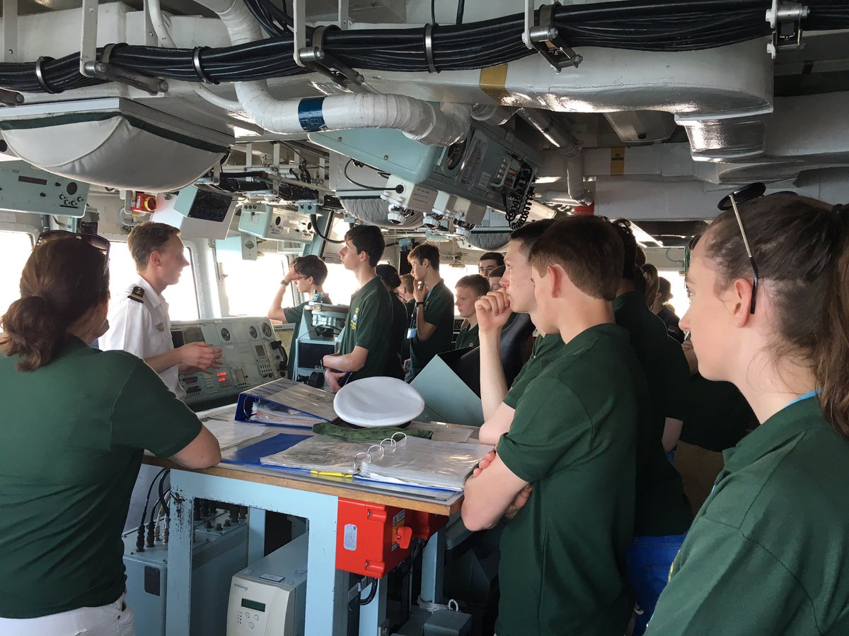Successful visit aboard 2 <a href="/RoyalNavy/">Royal Navy</a> ships yesterday in Gibraltar. Thanks for a great visit! #CCFRAF <a href="/CCFcadets/">Combined Cadet Force</a>