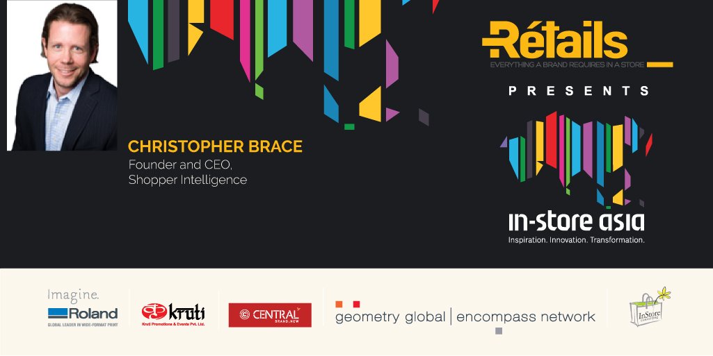 Retail4Growth's tweet photo. Meet,Interact,Listen to Christopher Brace founder #ShopperIntelligence at #InStoreAsia2016
https://t.co/Vm4gky8NbS https://t.co/NFwOPB9eII