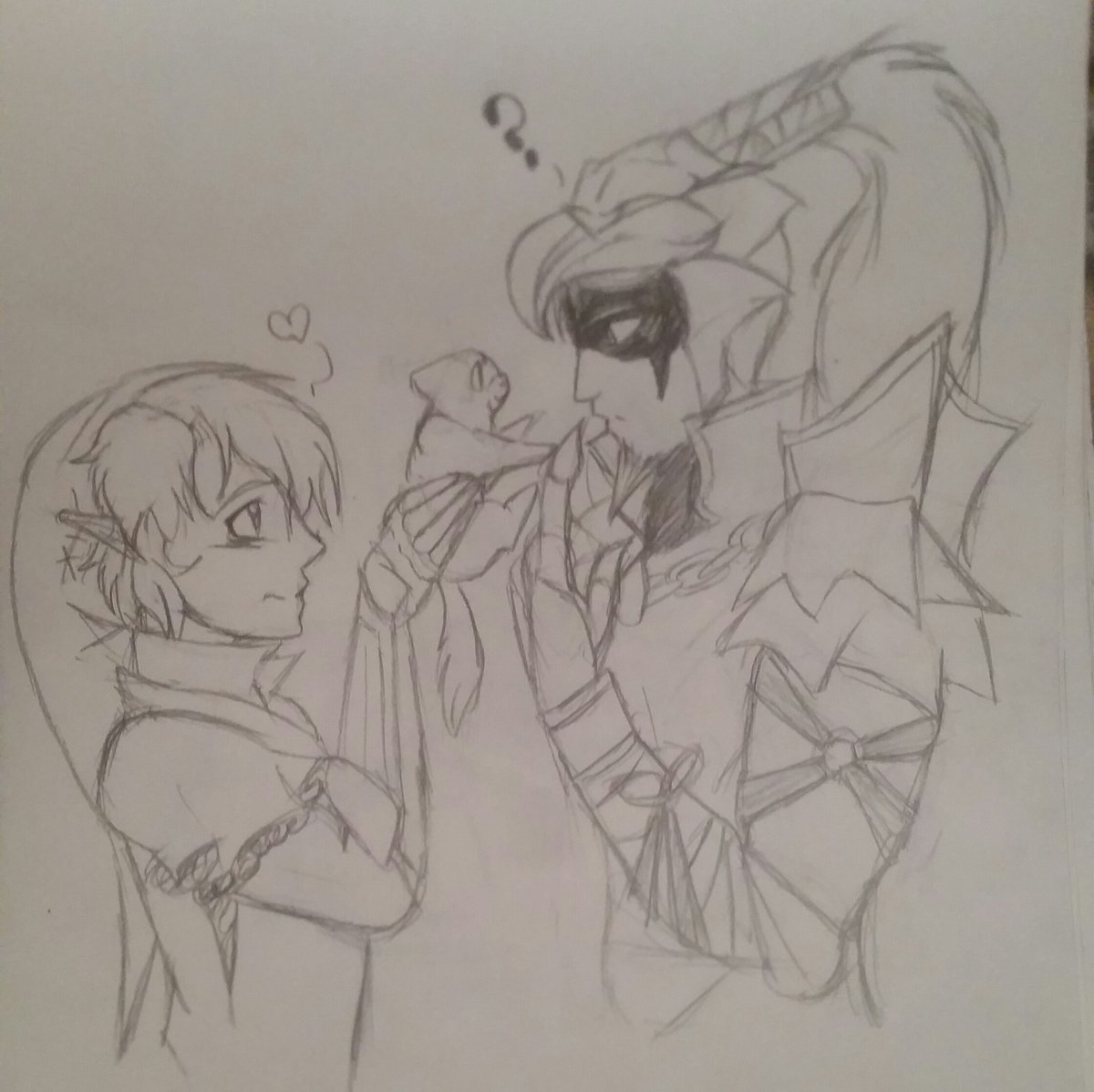 // This was a while back,l when I drew it. :') Or maybe a bit recent. Kinda.