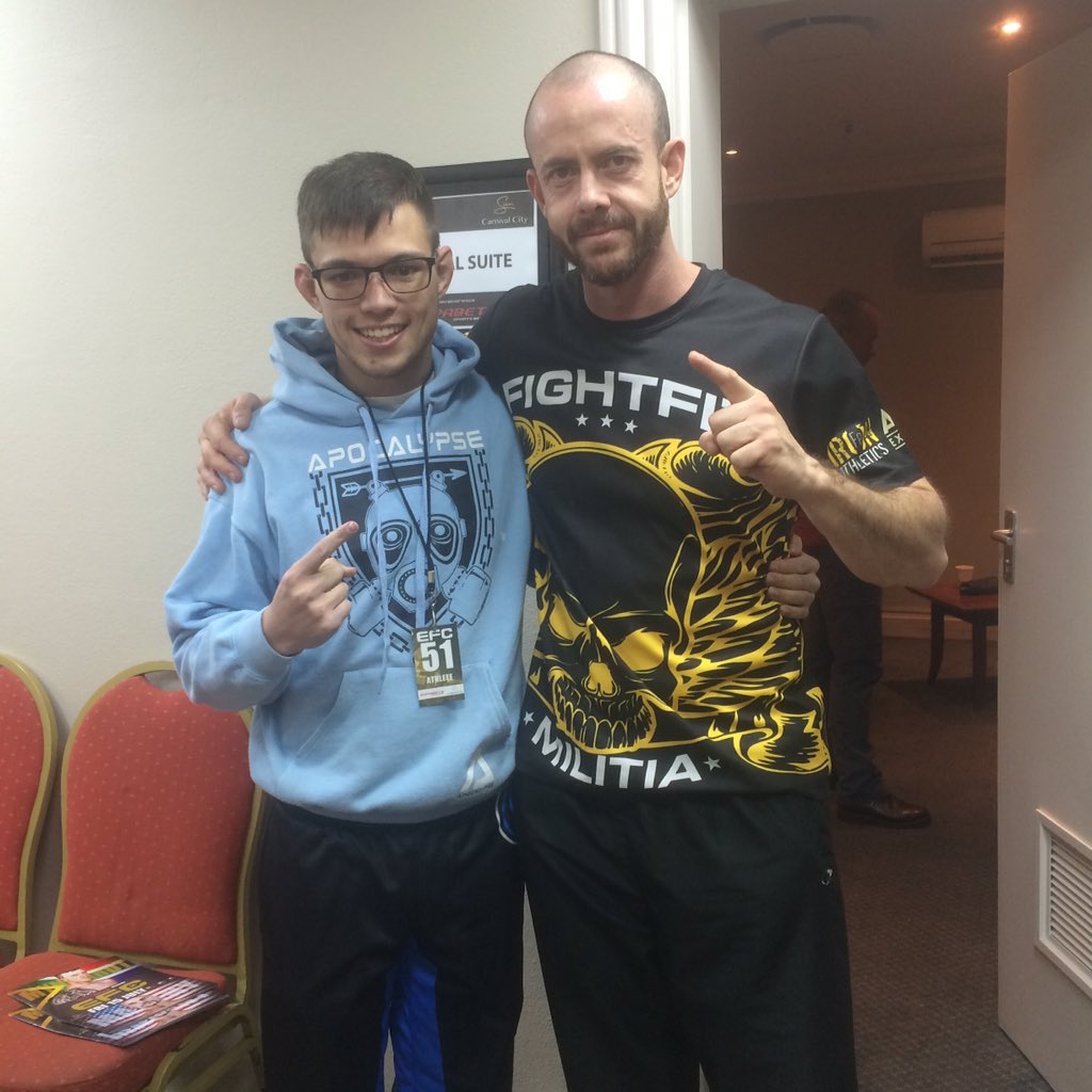 .<a href="/jasen_money_vdm/">Jasen vd merwe</a> on weight and ready for the weigh-in today at 14:00. #EFC51