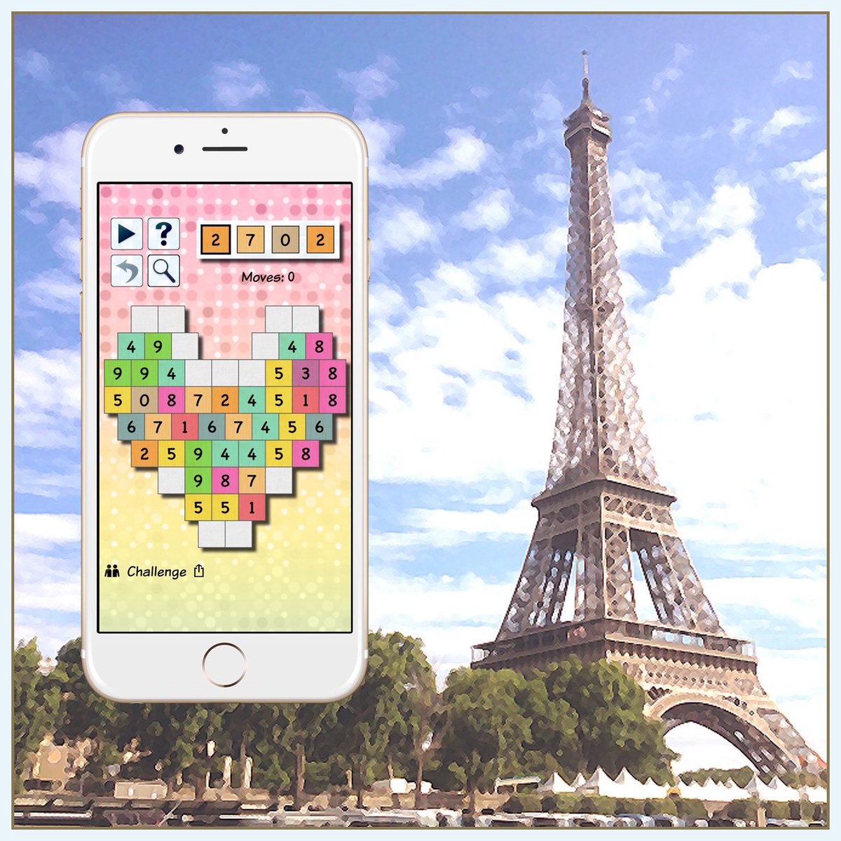A heartwarming update for Sum Fun! bit.ly/havesumfun #math #STEM #puzzles #SumFun #iphone #ipad #france #paris