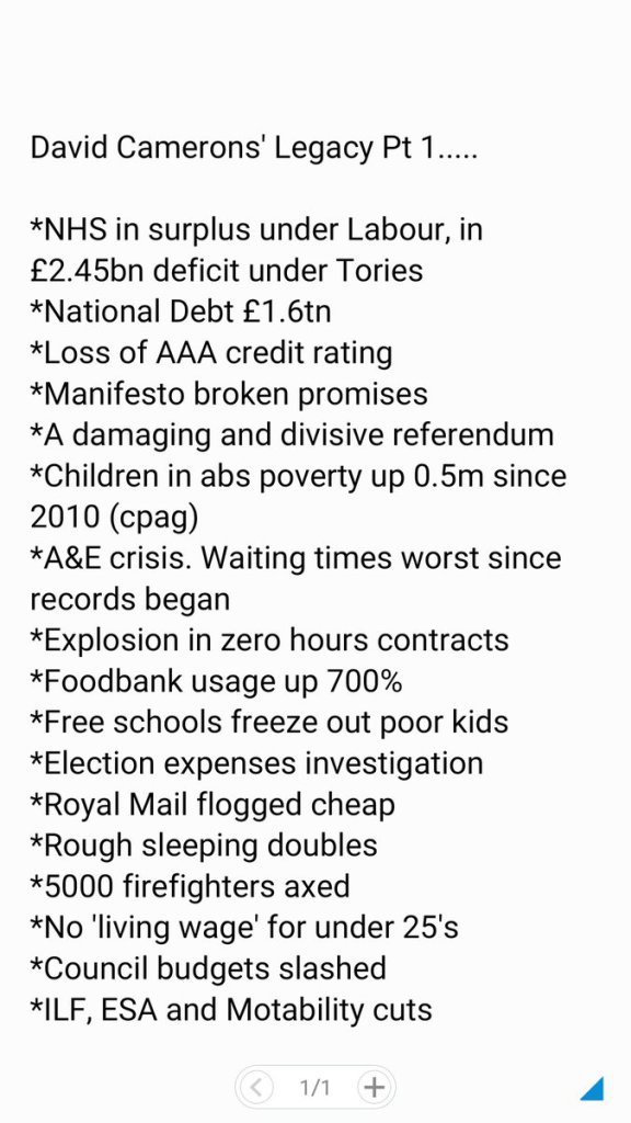 KernowDamo's tweet photo. #byebyecameron #CameronExit https://t.co/7KbQcOo24a