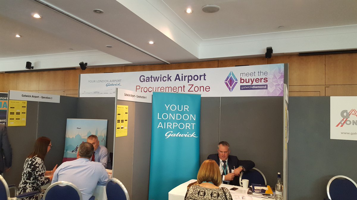 Gatwick Airport's Procurement Zone looking great today.  #GatwickMTB16