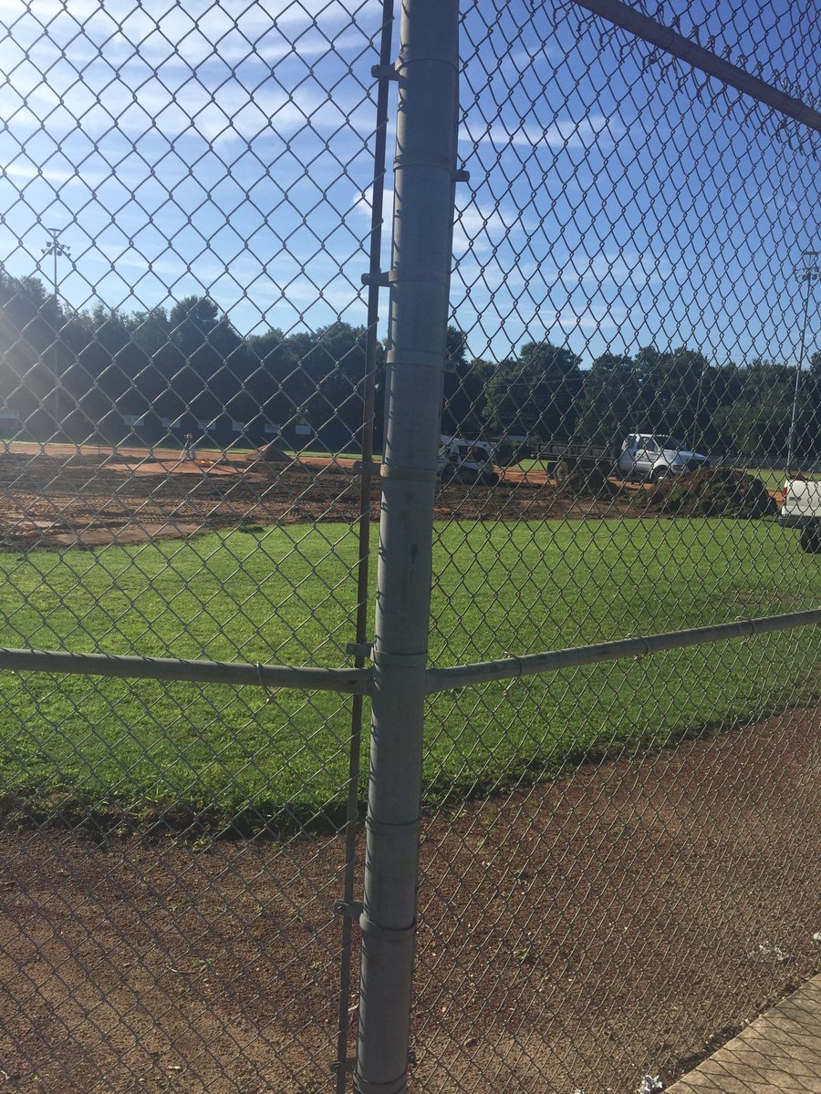 WinterHavenAth's tweet photo. Baseball Field improvements have started. #BigBlue #WHBaseball https://t.co/MKw1cdRdan