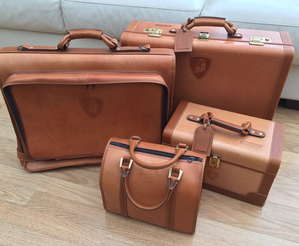 lamborghini luggage set