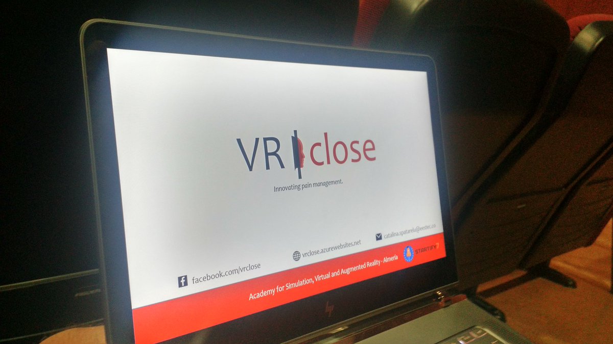 vrclose's tweet image. Preparing our final pitch for tomorrow! #vrclose #startify7_almeria #startify7 #painmanagement #innovation #startup