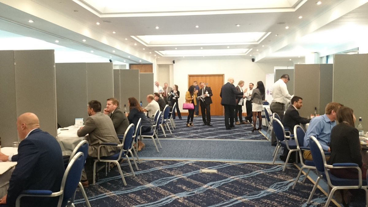 Sales meetings in full flow today at Meet the Buyers, keeping business local! #GatwickMTB16