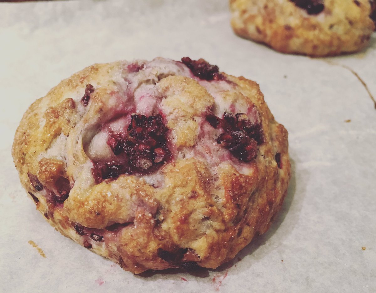 123Appleton's tweet image. Debuting today... Our wonderful Lindsay spent the afternoon in our bakery to create a Lavender Blackberry Scone!