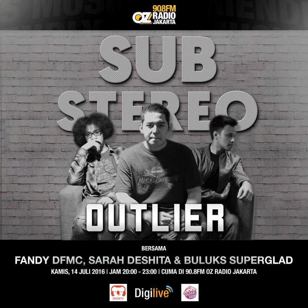 Edisi perdana di hari Kamis ini kedatangan juara #DGFBandFest dari @digilive_id. stay put on <a href="/OZRadioJakarta/">OZ Radio Jakarta</a>!