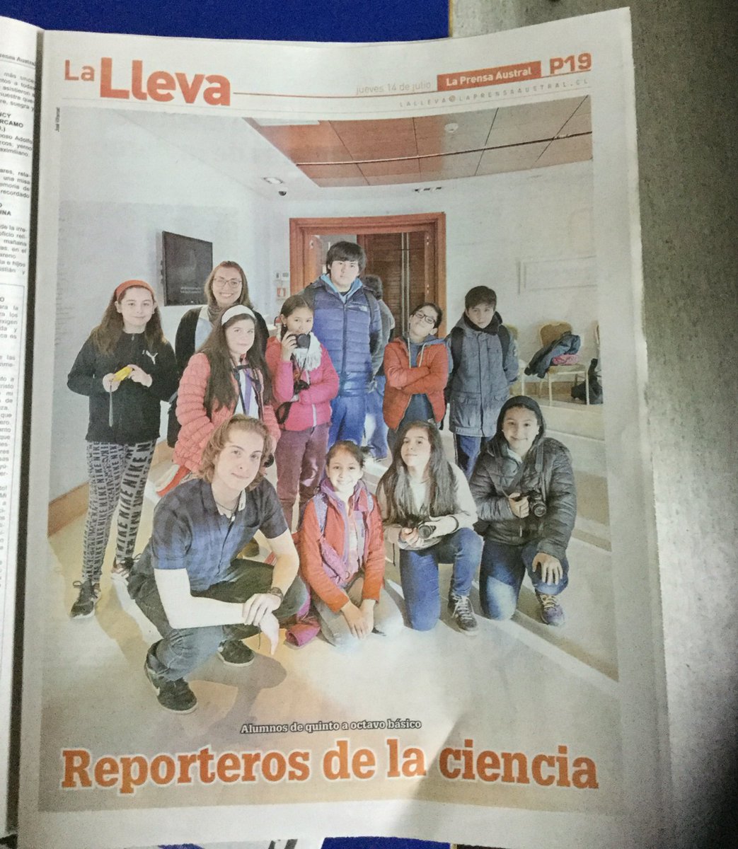 parexploramag's tweet photo. Hoy apareció el Taller de Periodismo en el suplemento La Lleva de La Prensa Austral https://t.co/DIY6SzNrGq