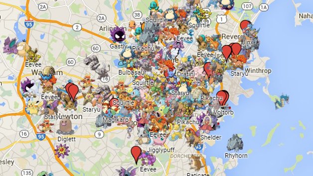 Boston has an absurdly detailed Pokémon Go map - Polygon