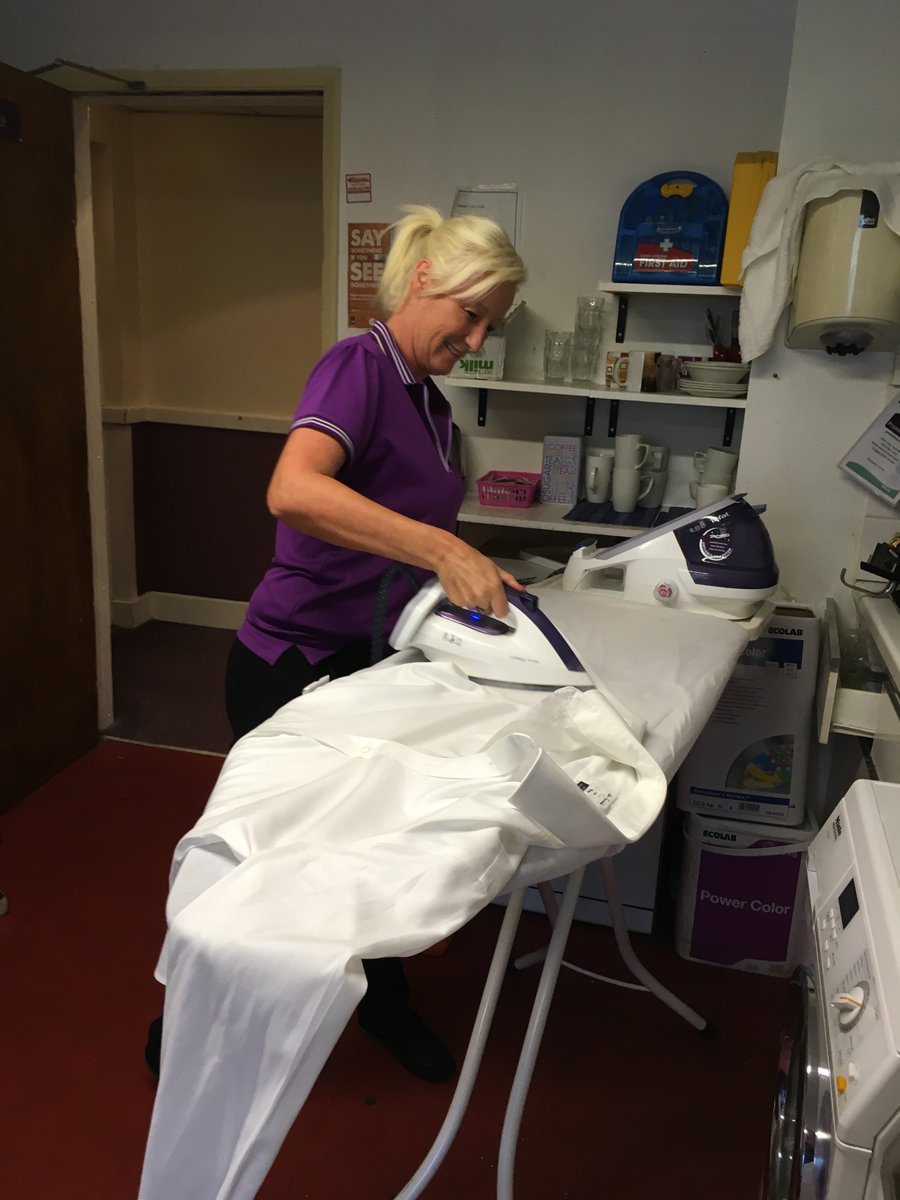 Donna ironing a guests shirt 😄<a href="/MeadowhallPi/">PI Meadowhall</a> <a href="/piwow/">PIWOW</a>