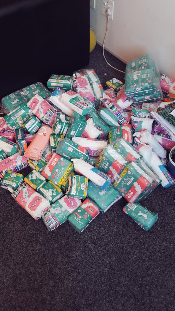 ItsHer_Nessa's tweet image. Humbly asking for Sanitary Pads donations to support my campaign. Help keep a girl child at school 👩. Please RT 🌸