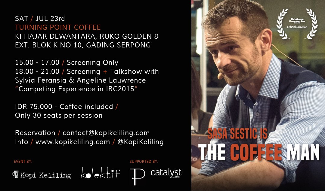 Kemudian Sabtu, 23 Juli di Gading Serpong, tepatnya di Turning Point Coffee