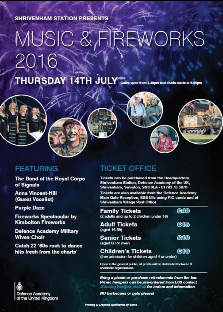 DefenceAcadMWC's tweet photo. Weather looks fab later! Tickets being sold on the gate @DefAcUK so still time to see us #StrongerTogether #DAMWC https://t.co/d1LubmRBge