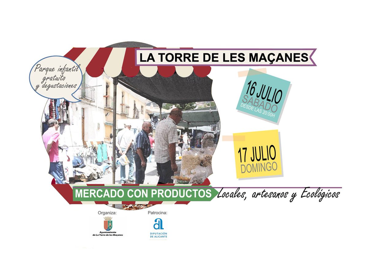 costablancaorg's tweet photo. #Torremanzanas celebra este #findesemana su "Mercado de Productos Artesanos" #CostaBlanca MiVeranoCostaBlanca https://t.co/62w40WWYPL
