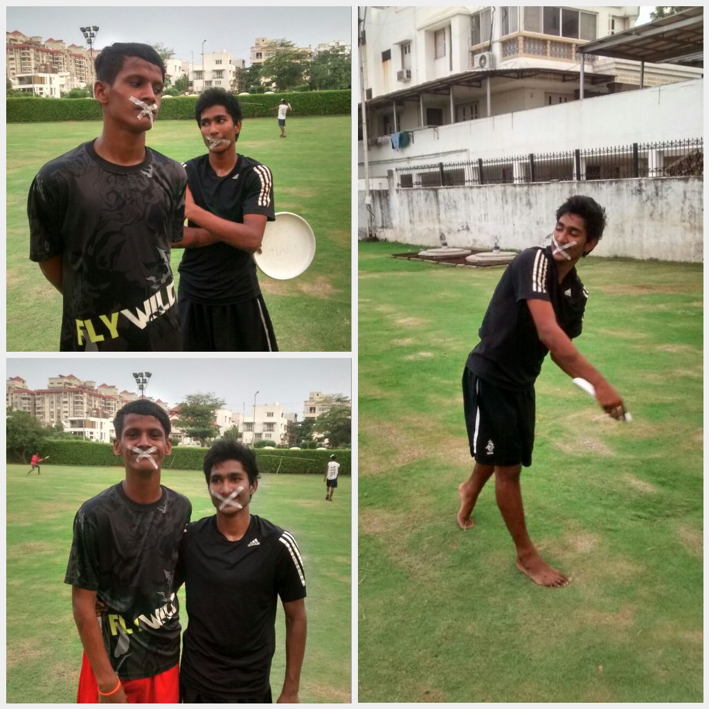 TeamIndiaJunior's tweet photo. When #U20TeamIndia can't stop talking at #PodPractice.. 
#Surat #RoadToWJUC2016 #LessTalkMoreTraining #LOL https://t.co/GXBULmKsbM