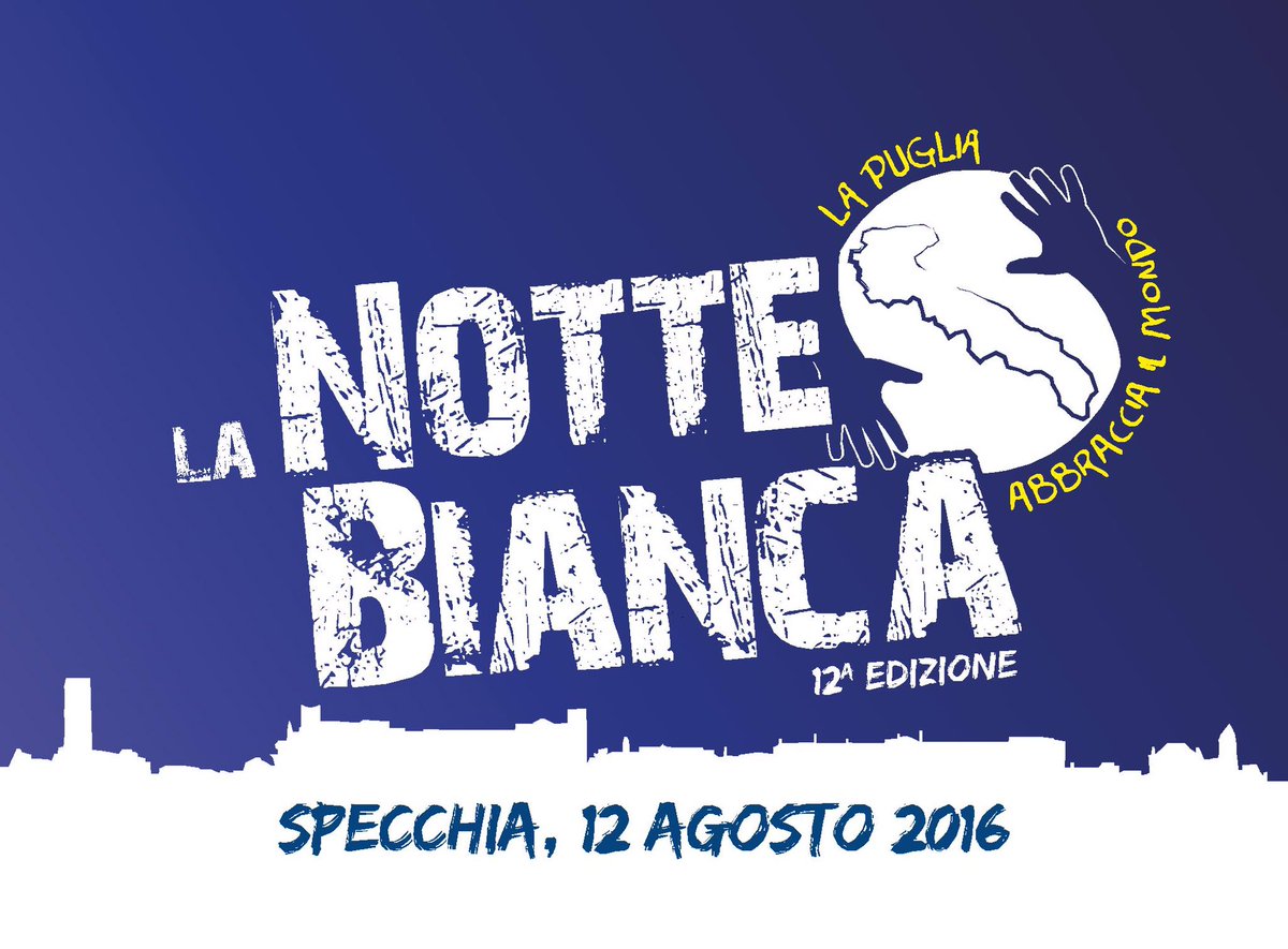 specchiaa's tweet photo. Ecco il logo e il tema ufficiale della 12^ edizione della #nottebiancaspecchia.Il 12 agosto, non fartela raccontare. https://t.co/r9wIzqfNI5