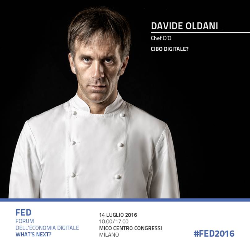 FieraMilanoSpa's tweet photo. #DigitalFood #digitalfeed #cucinapop #chef @DAVIDEOLDANIDO. #FED2016 @MiCoMilano https://t.co/2zsTEG6iJl
