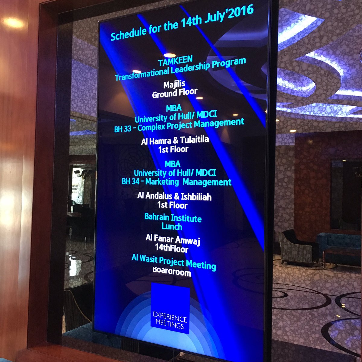 We're at the Radisson Blu today where the Hull MBA intake B33 &amp; B34 are taking place. Good luck to all our students!