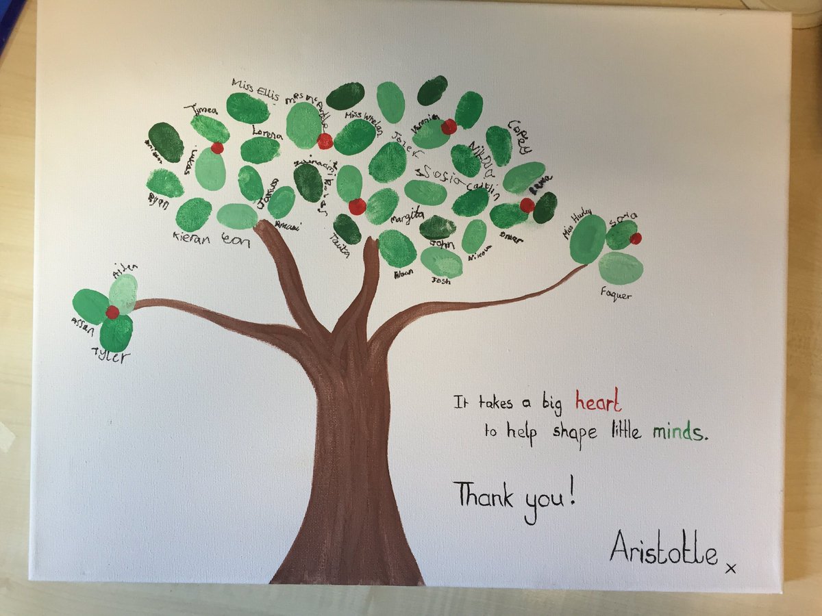 Thank you Class Aristotle. I love my canvas. It will hang with pride in my new office! (Mrs White)