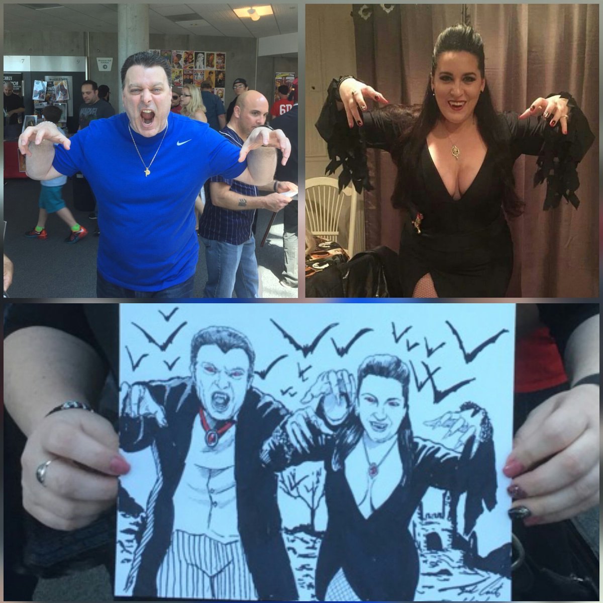FrankCassuto's tweet photo. Whats better than turning 1 person into a #vampire...turning a couple into vampires Thats #love! #RelationshipGoals https://t.co/MlSJjzRi0i