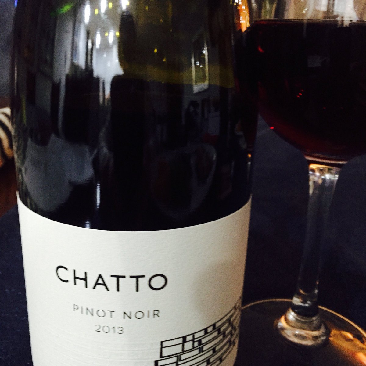 Cracker of a wine 2013 <a href="/jimchatto/">Chatto</a> PinotNoir from #Tasmanian Full of fruit, berries, plums <a href="/nikolabowden/">Prof Nikola Bowden</a> <a href="/PereeW/">Per</a>