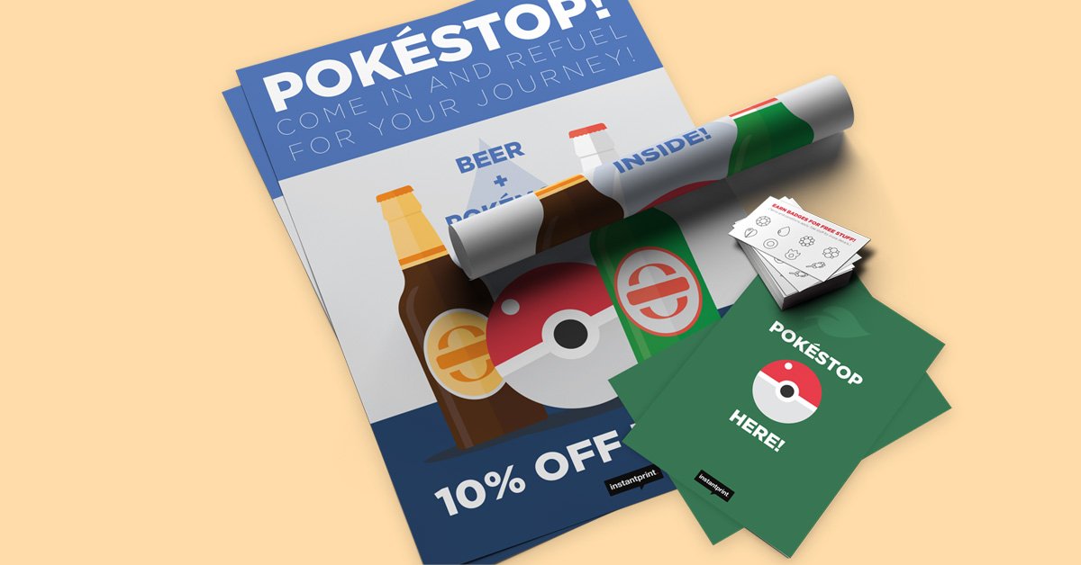 instantprintuk's tweet photo. Find out how #PokemonGo can help your business & download our exclusive #PokePack! https://t.co/AbfPXyFGrn https://t.co/tfQP8zrtbq