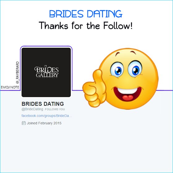 therayberard's tweet photo. This #EmojiNote tweet goes out to @BrideDating #Facebook https://t.co/DniresfkQs
