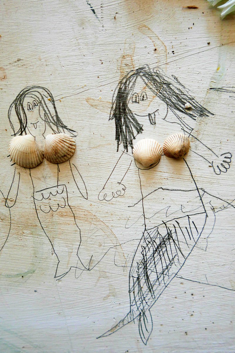 Mummy and daughter Mermaids sharing a quiet #coasthour !