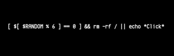 arsrv's tweet image. الروليت الروسي ، نسخة #مستخدم_لينوكس #sysadmin