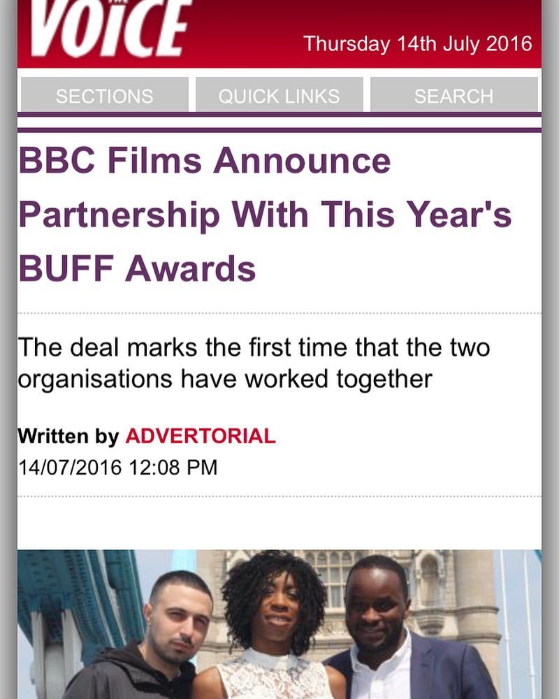 OPComms_'s tweet photo. Thank you @thevoicenews feat.  @bbcfilms @buffawards news. Looking forward to Sept! #filmn… https://t.co/rKY8gSFUhR https://t.co/ckp6LoiyK0