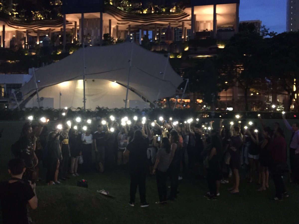 olamitchell's tweet image. So touched by the love and support #Asians4BlackLives in Singapore.