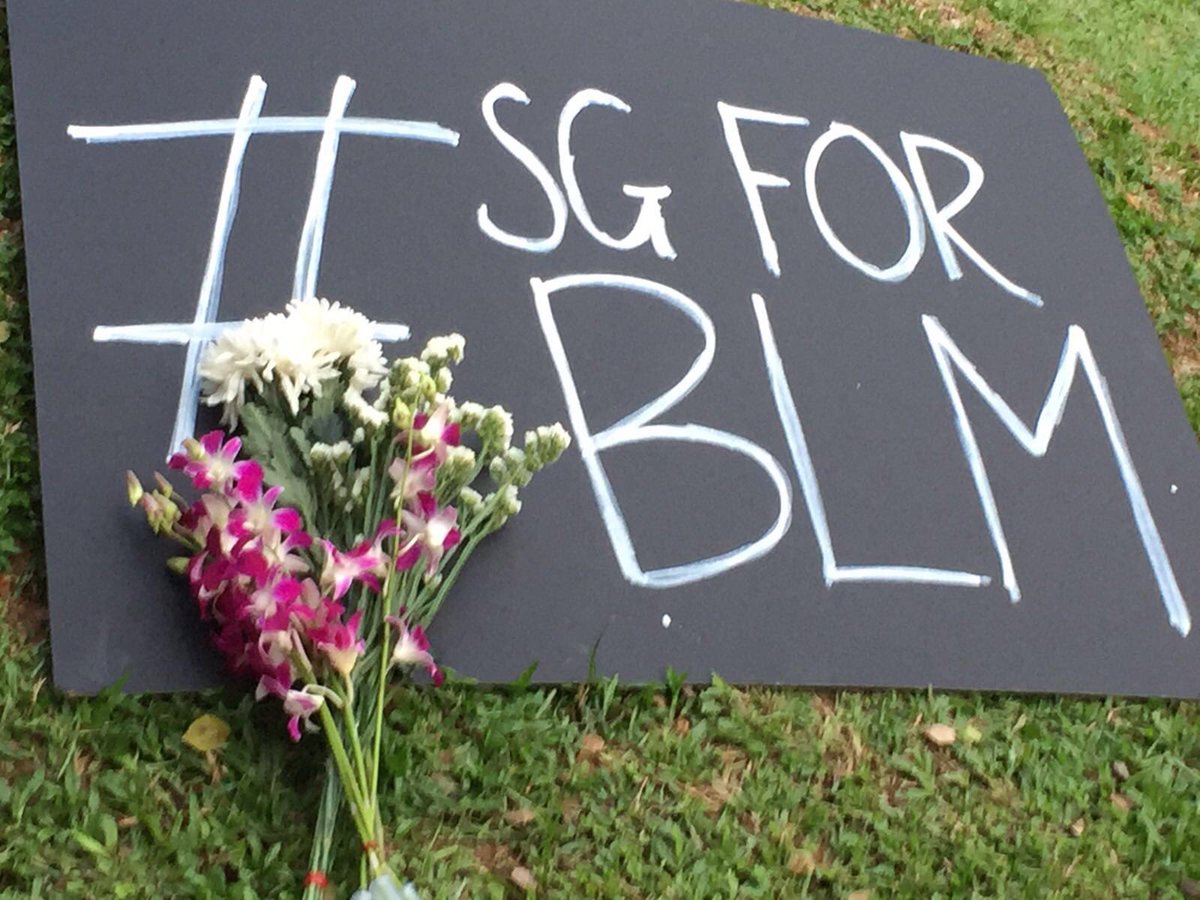 olamitchell's tweet image. So touched by the love and support #Asians4BlackLives in Singapore.