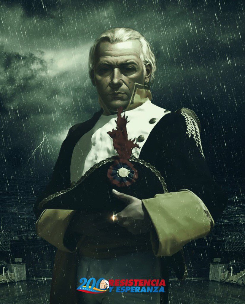 HectoRodriguez's tweet photo. Buenos días!! "Todos llevamos la Patria en el corazón y la libertad en el alma". Francisco de Miranda https://t.co/lz1sIL9vSU