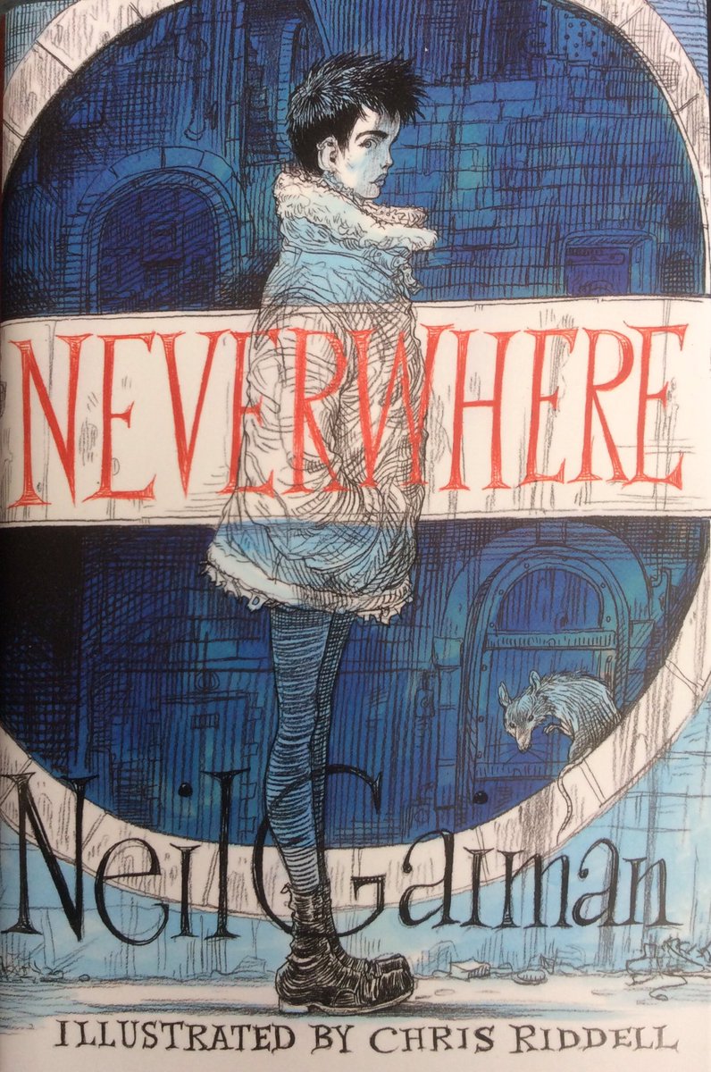 RunawayArmadilo's tweet photo. @neilhimself @chrisriddell50 @headlinepg I am so very happy right now! #Neverwhere #beautifulbooks #goodreads #books https://t.co/J5ItbrXVjb