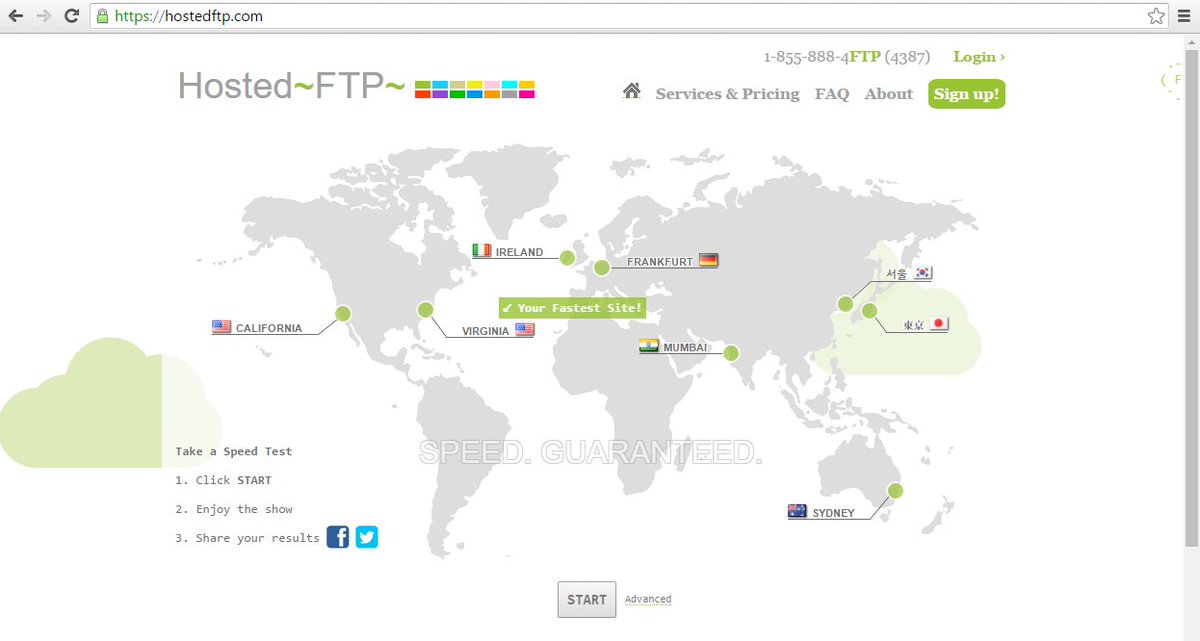 hostedftp's tweet image. 8 Locations Worldwide. SPEED. GUARANTEED.