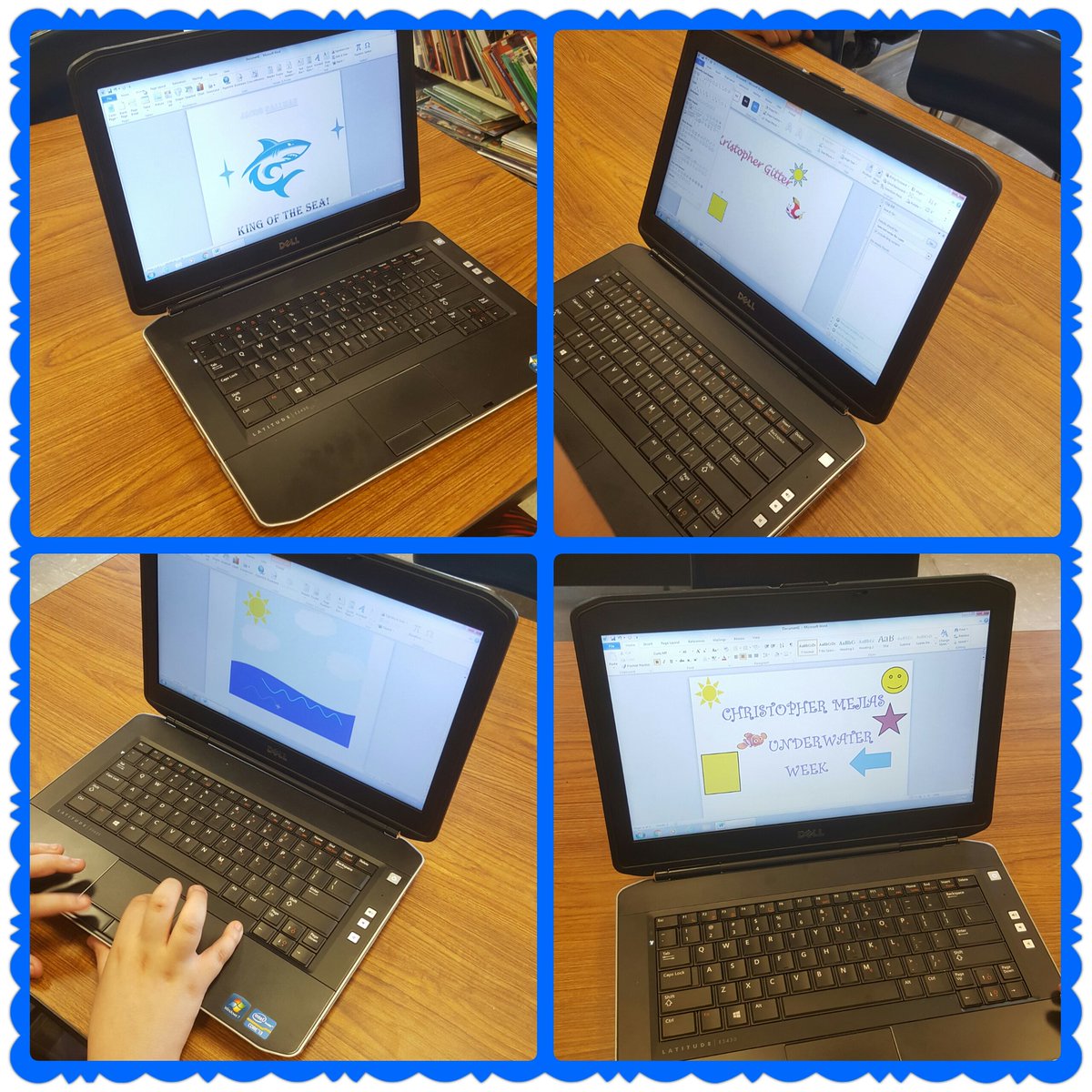 MrsDavisonNau's tweet photo. Computers with Miss Adase at Camp PACE @PACE_WTSD #UndertheSeaWeek #creativeminds https://t.co/4r899B5tZp