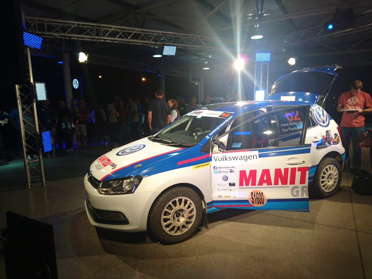 .<a href="/PaulusFranken/">Paulus Franken</a> is 2nd in the S1600 championship &amp; looking to repeat his '15 #VWRally win.