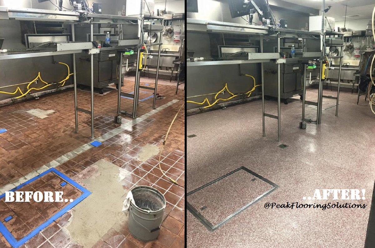 PFSNC's tweet image. Tired of slippery quarry tiled floors? @PeakSolutions_ has the answer! JetRock® is laid right over existing floors.