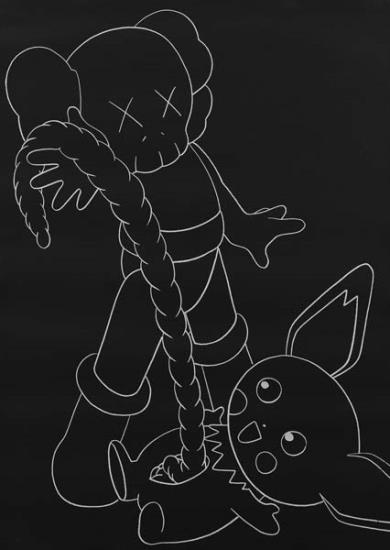 NY - Haven't seen a Pokemon in here since we had this #KAWS take on Pikachu in 2008. #TBT