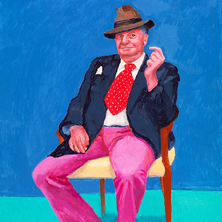 GPlanDesign's tweet image. David #Hockney showcases his latest work in &apos;79 Portraits and 2 Still Lifes&apos; at #London&apos;s #RoyalAcademyofArts #Art
