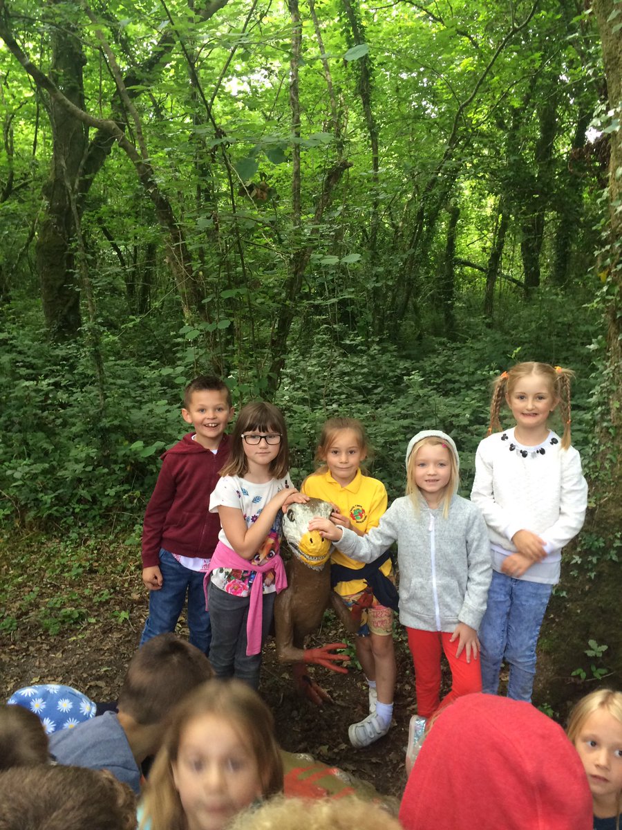 BrynYear2's tweet photo. Dinosaur park fun! https://t.co/hke492JGIX