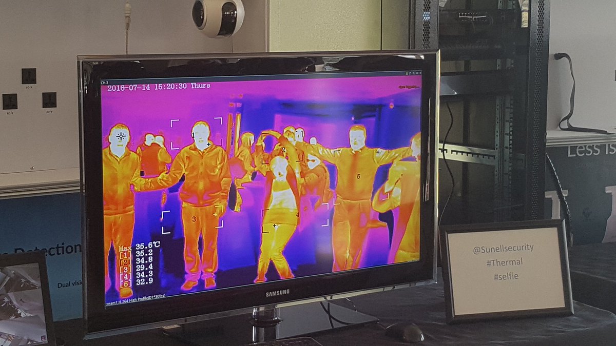 funkd's tweet photo. @sunellsecurity #thermal #selfie https://t.co/PCsURhQgfh
