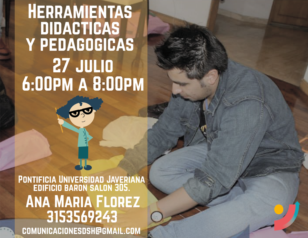 DreamSmileH's tweet photo. El próximo 27 de julio nuestro taller de #HerramientasDidácticasYPedagogicas ¡No te lo pierdas! https://t.co/P9GM3wJq2v