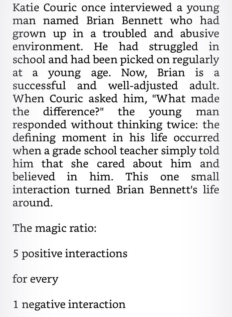 HaganNash's tweet photo. Love this story from How Full Is Your Bucket? #howfullisyourbucket #magicratio https://t.co/4UJrqHhd6D