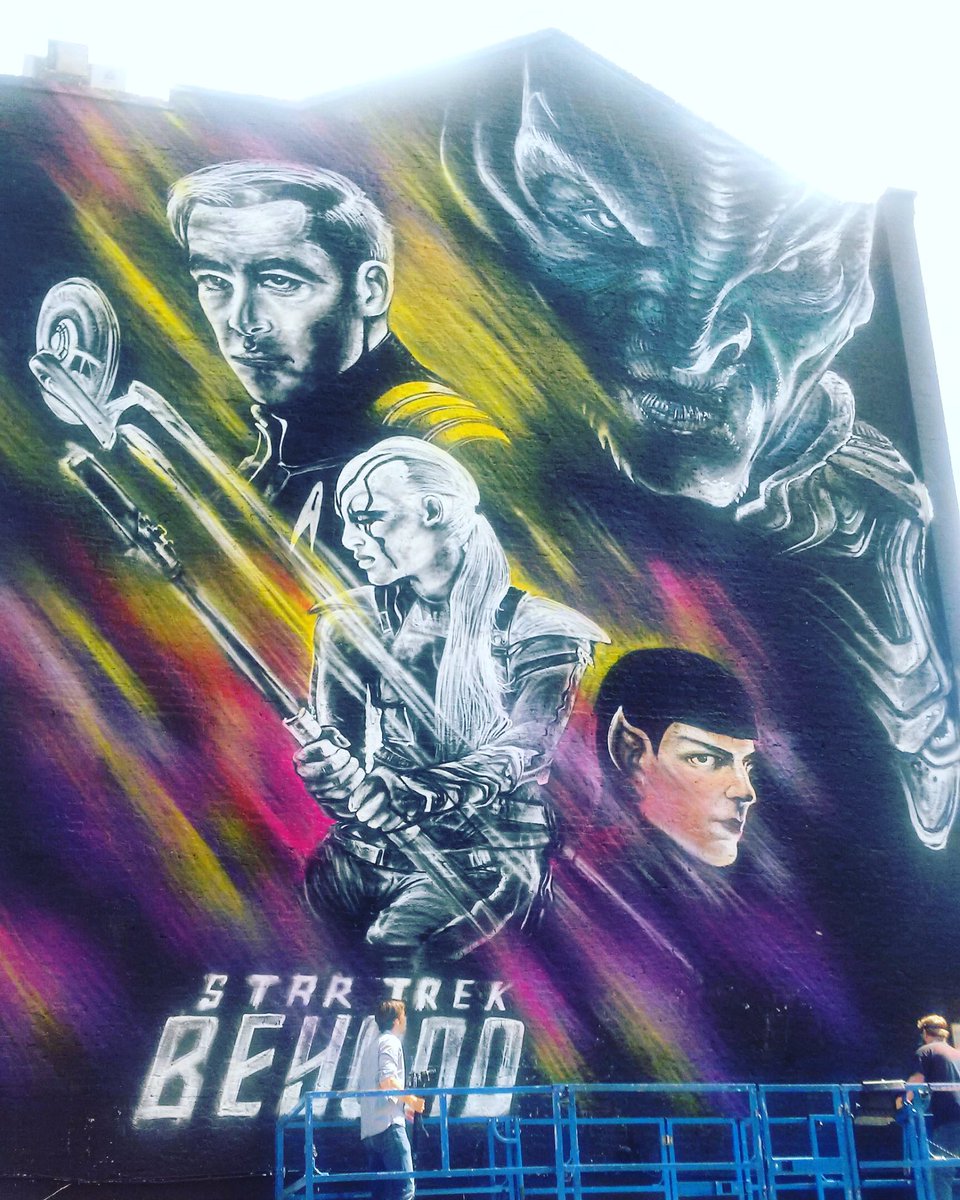 Construction underway on Clerkenwell Rd with <a href="/idriselba/">Idris Elba</a> heading down to make some finishing touches. #StarTrekBeyond