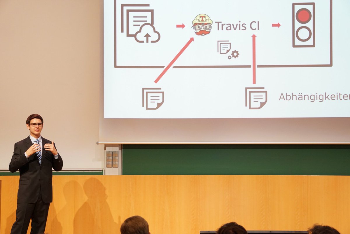 HPI_DE's tweet image. Unsere #Studenten ermöglichen @travisci eine Fehlerfrüherkennung bei #Softwaretests: hpi.de/bachelorpodium