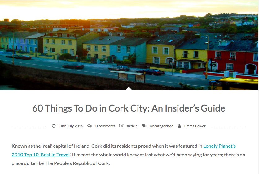60 Things To Do in #Cork City! <a href="/GoCambio/">GoCambio</a> @RandomCorkStuff <a href="/DiscoveringCork/">Discovering Cork</a> #lovecork ➡ blog: goo.gl/3p0HOJ
