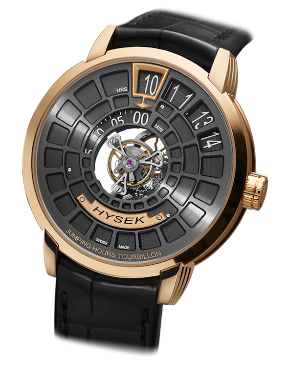 wytimenet's tweet photo. #HYSEK IO #JumpingHours Central #Tourbillon features a new, tiered time display - one of a kind in fine watchmaking https://t.co/9AElGPgnQx